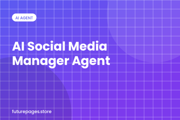 AI Social Media Manager Agent — Cover