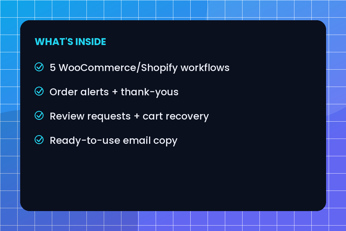 E-commerce Order Automation Pack (n8n) — What's Inside