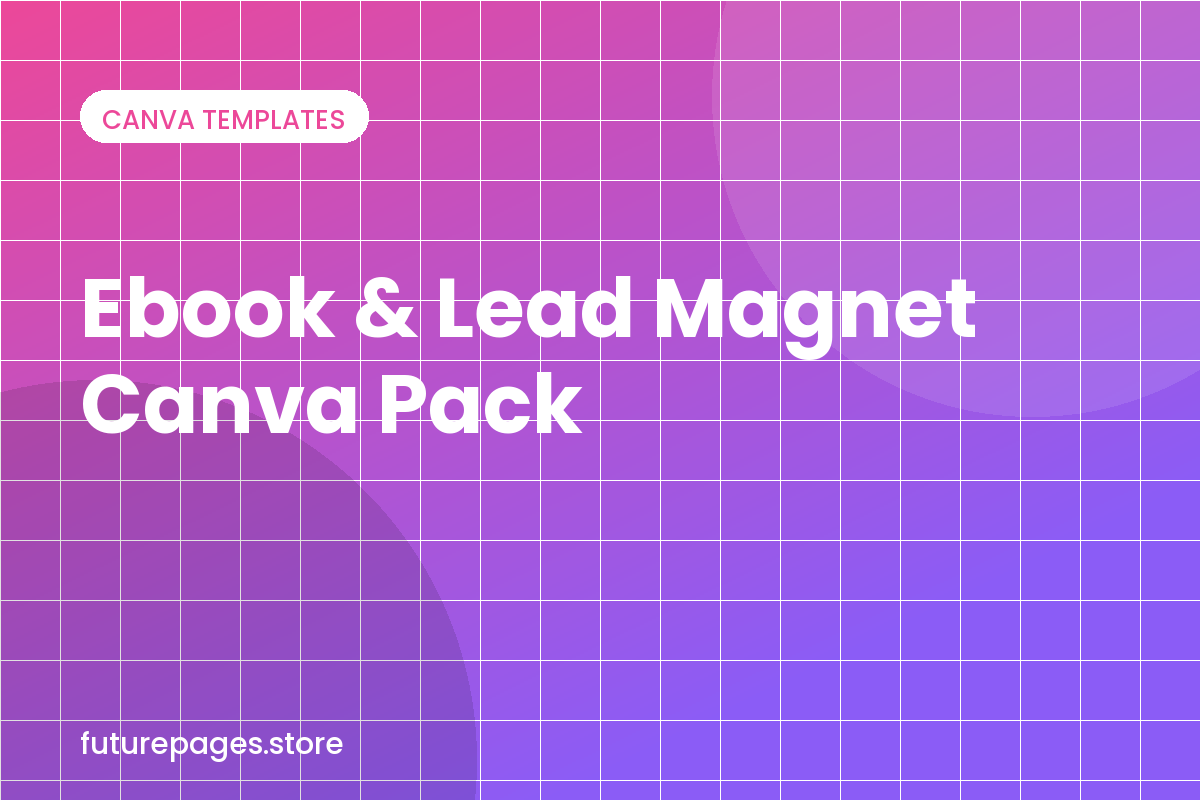 Ebook & Lead Magnet Canva Pack — Cover