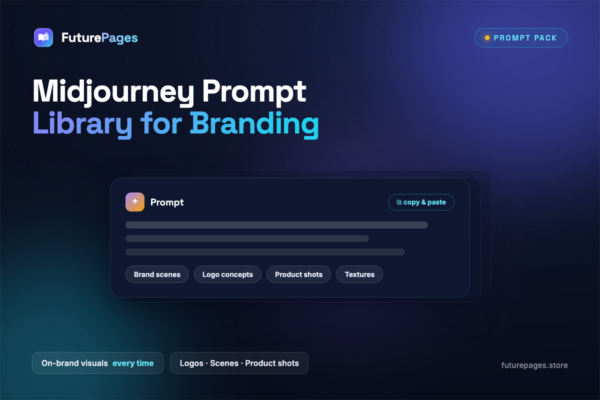 Midjourney Prompt Library for Branding — FuturePages