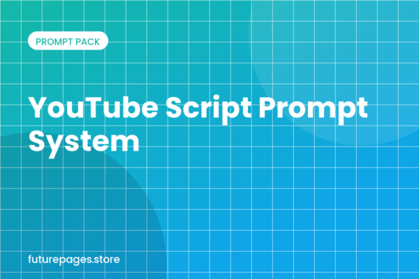 YouTube Script Prompt System — Cover